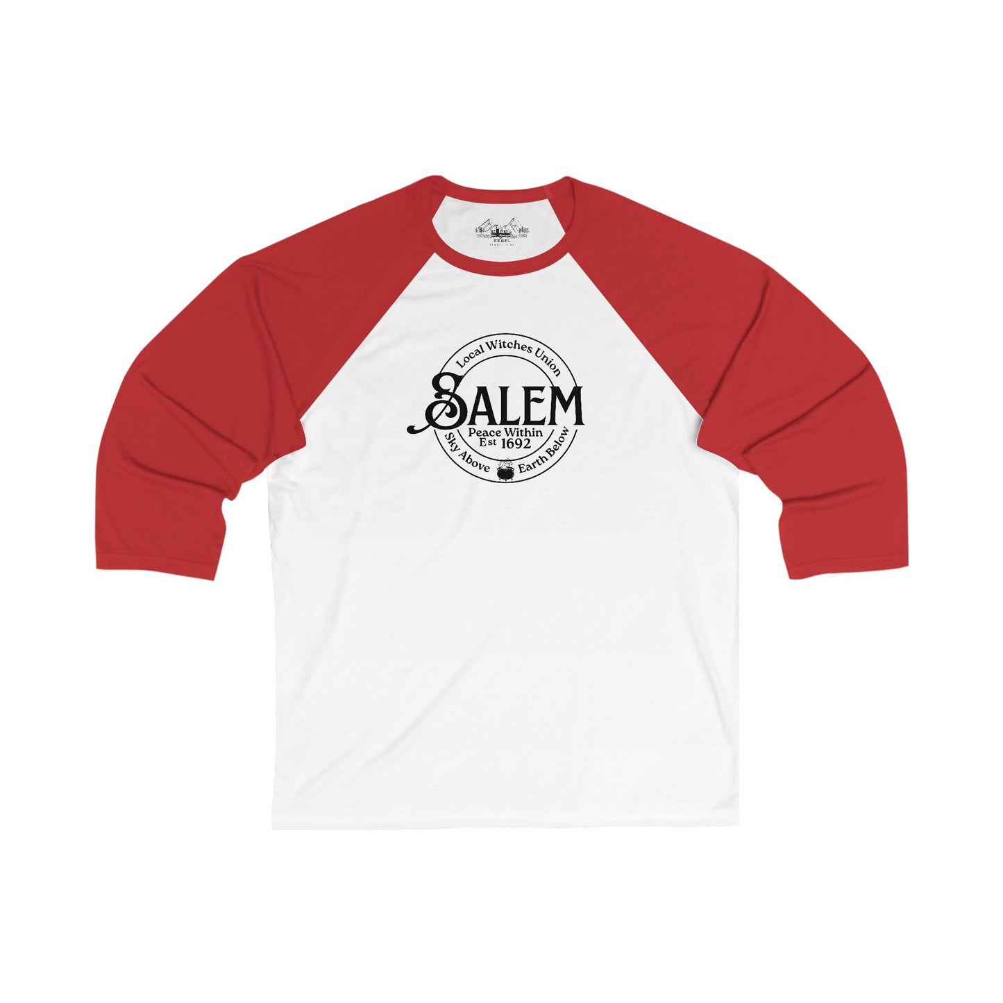Salem Local Witches Union 3/4 Sleeve Baseball Tee