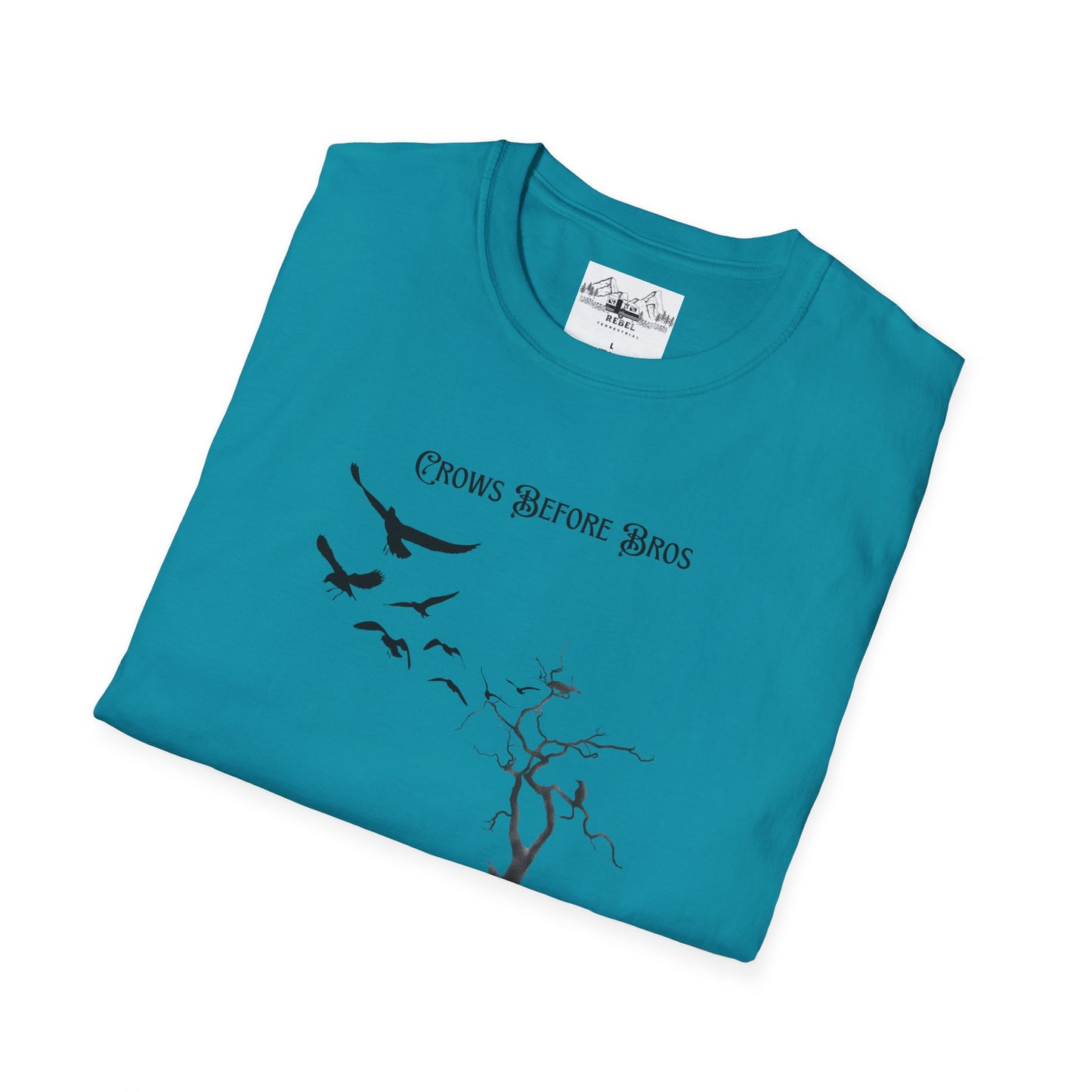 "Crows Before Bros" Unisex Softstyle T-Shirt