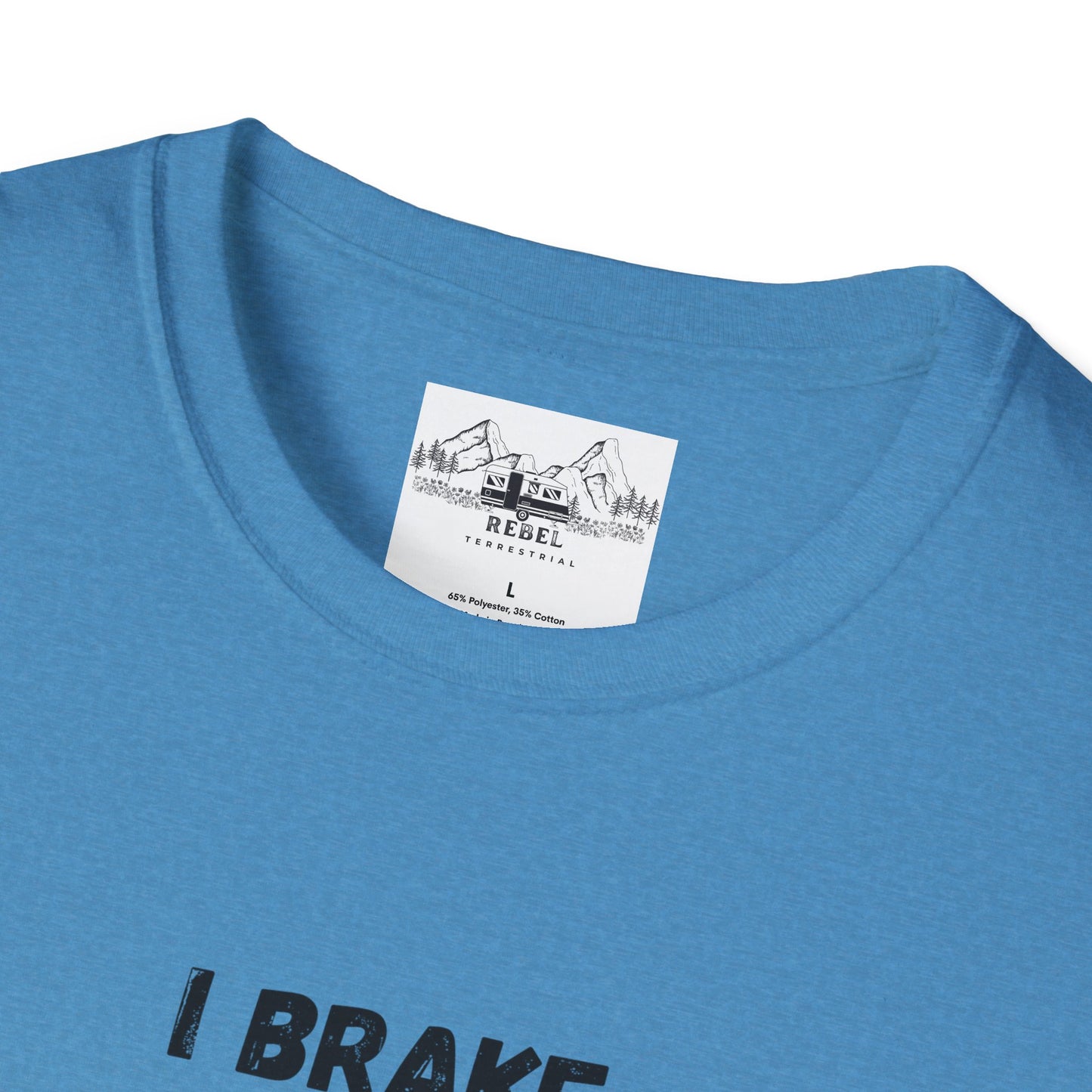 I Brake for Turtles – Funny Motorcycle & Wildlife Awareness Tee