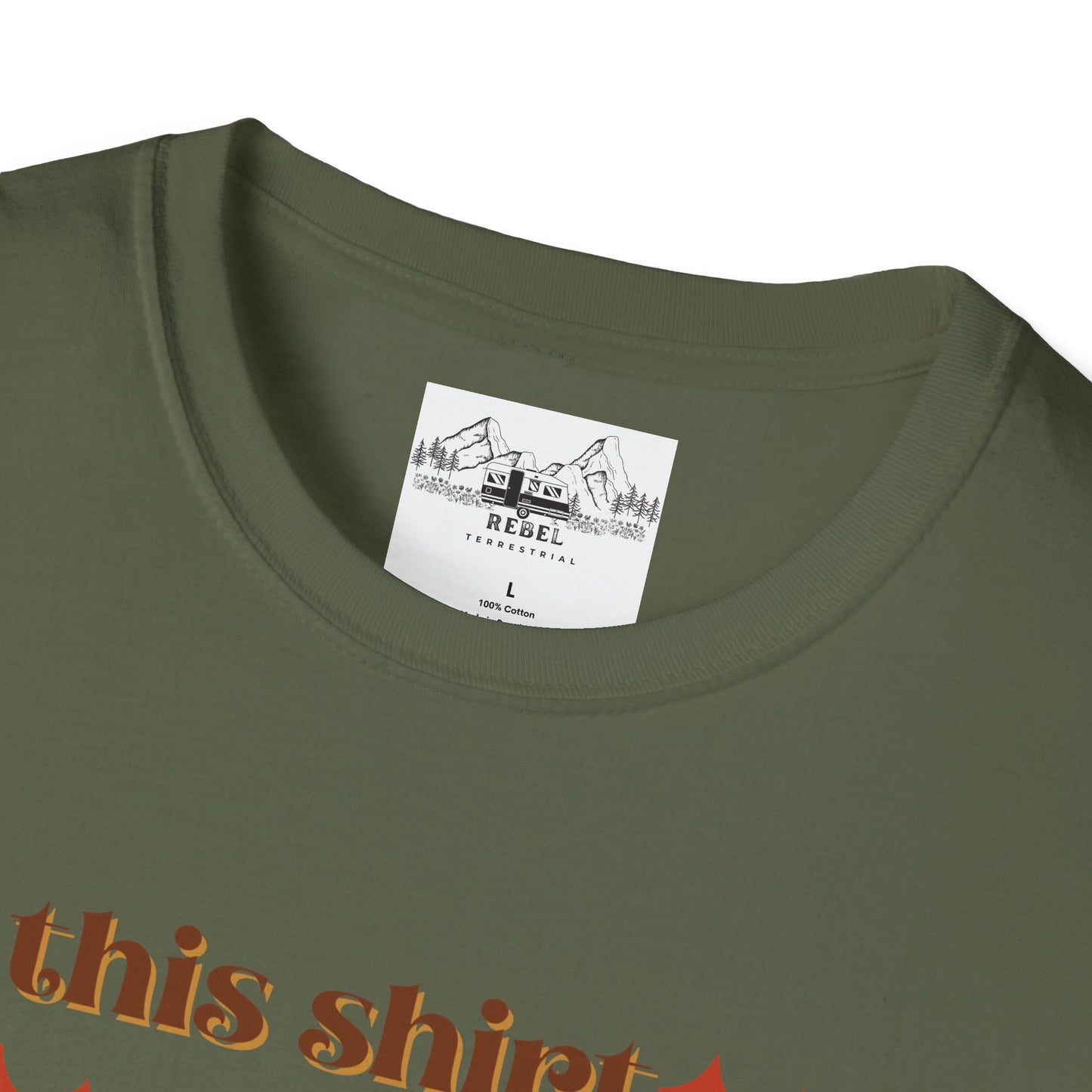 This Shirt Smells Like Campfire – Cozy Outdoorsy Unisex Softstyle T-Shirt