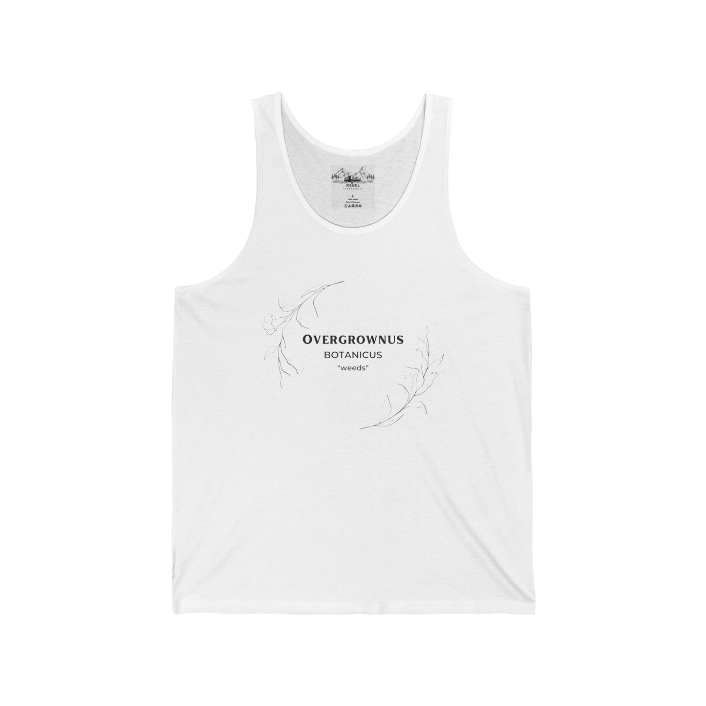 Overgrownus; Botanicus: Weeds β Unisex Tank Top