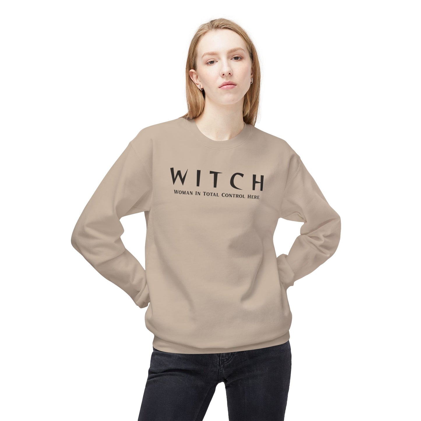 WITCH - Woman In Total Control Here Crewneck Sweatshirt