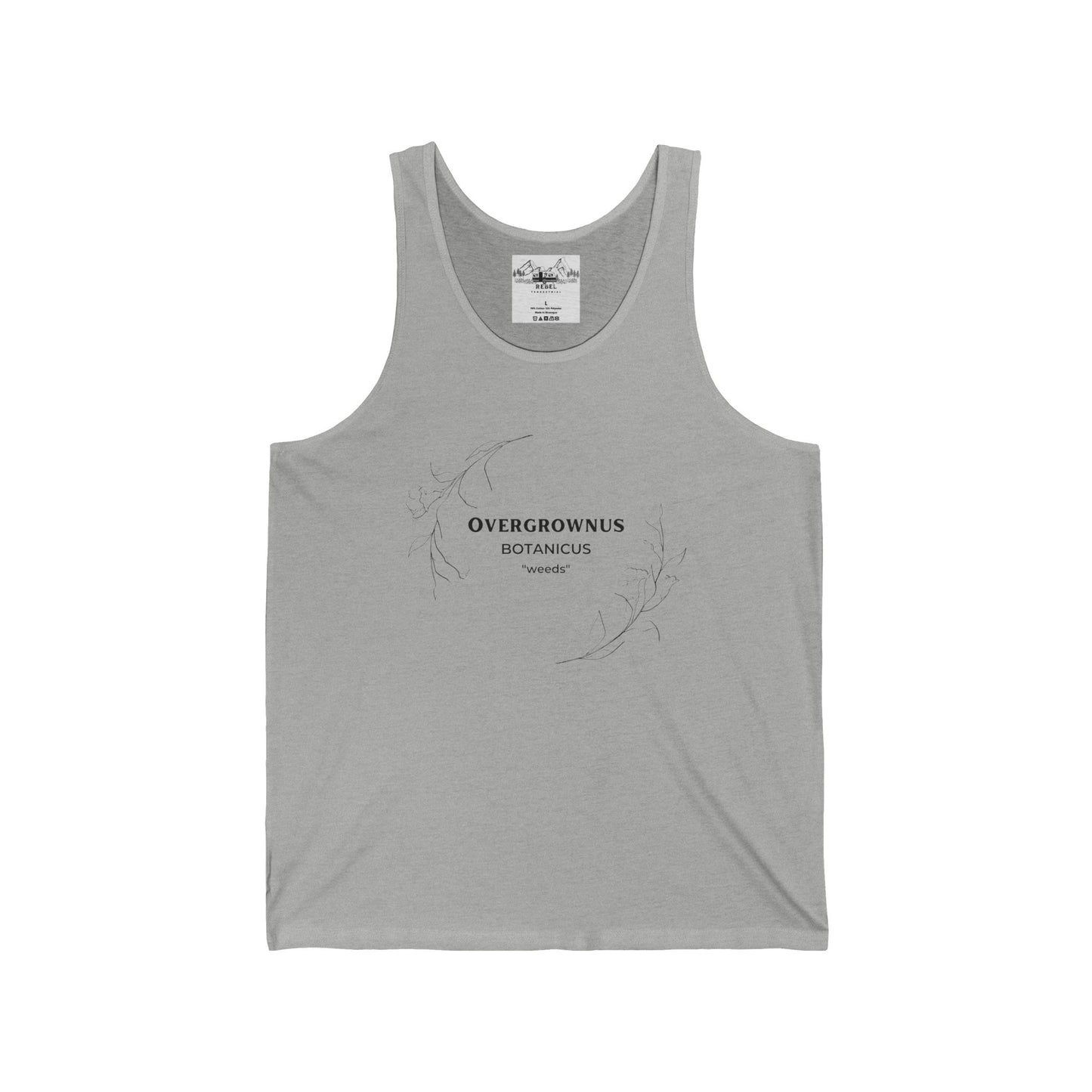 Overgrownus; Botanicus: Weeds β Unisex Tank Top