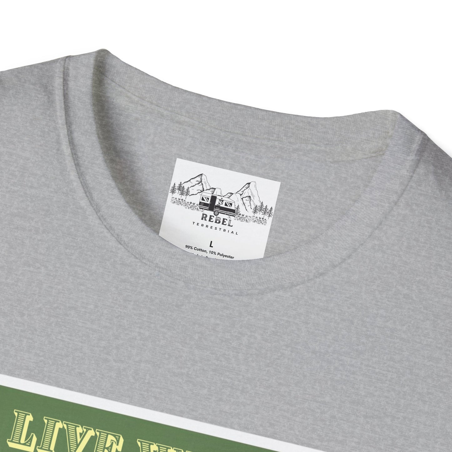 Live Weird, Fake Your Death – Angry Possum T-Shirt