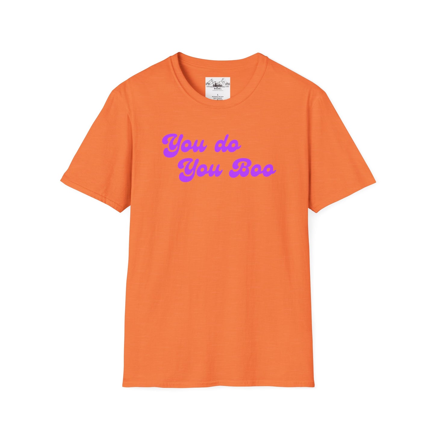 You Do You Boo – Playful Purple Lettering T-Shirt