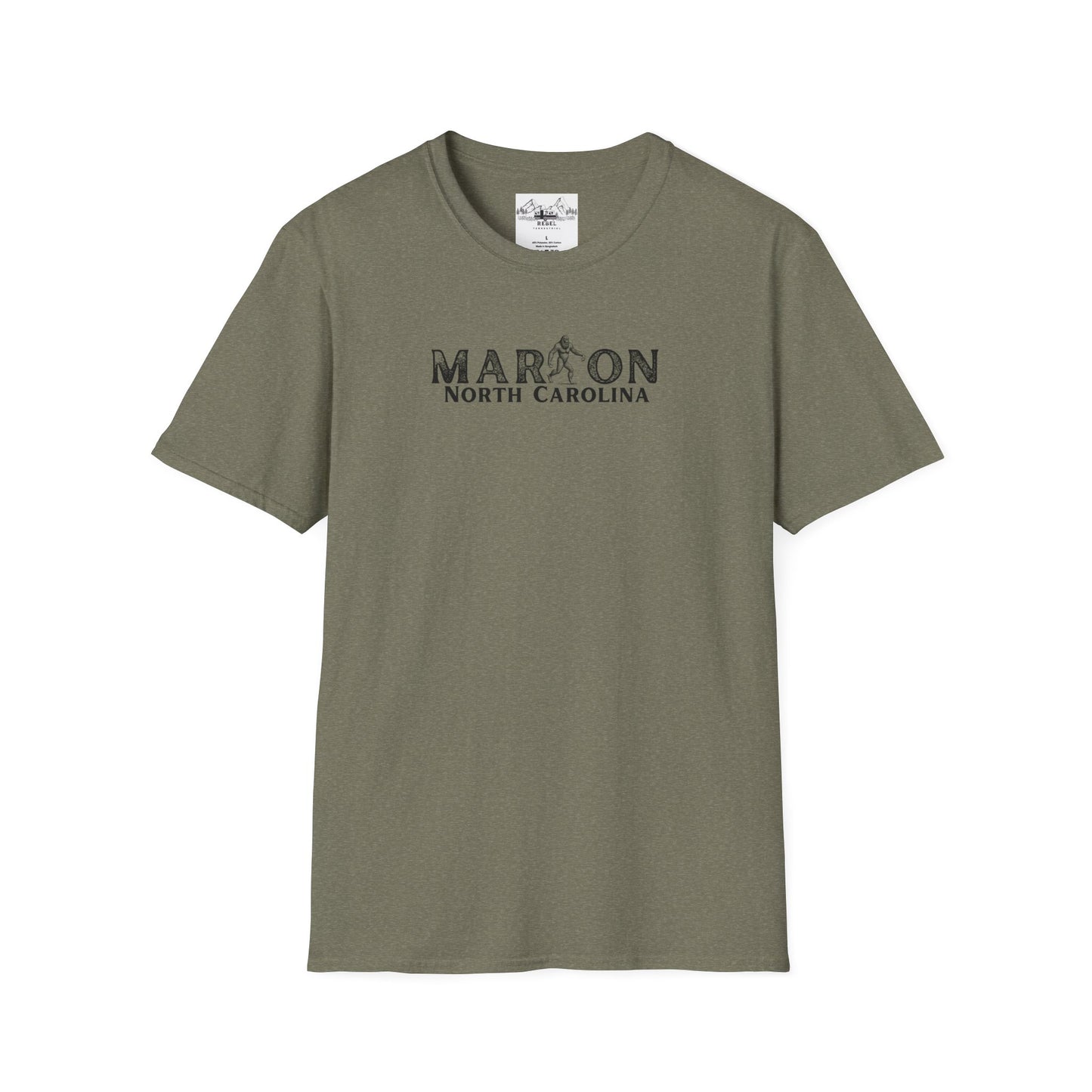 Marion North Carolina Bigfoot T-Shirt – Unisex Softstyle Tee