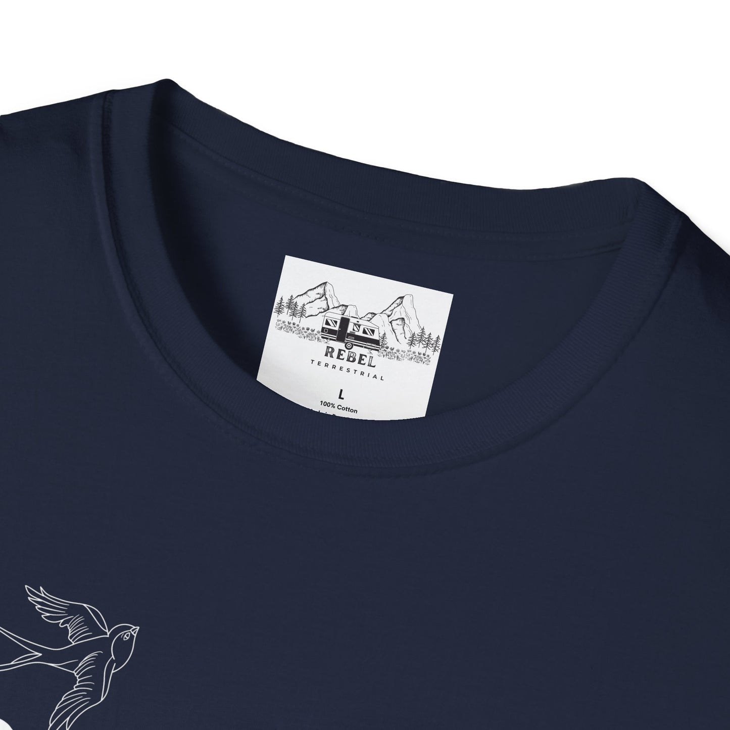 Jesus Loves You and Your Tattoos – Tattoo Dove & Heart T-Shirt