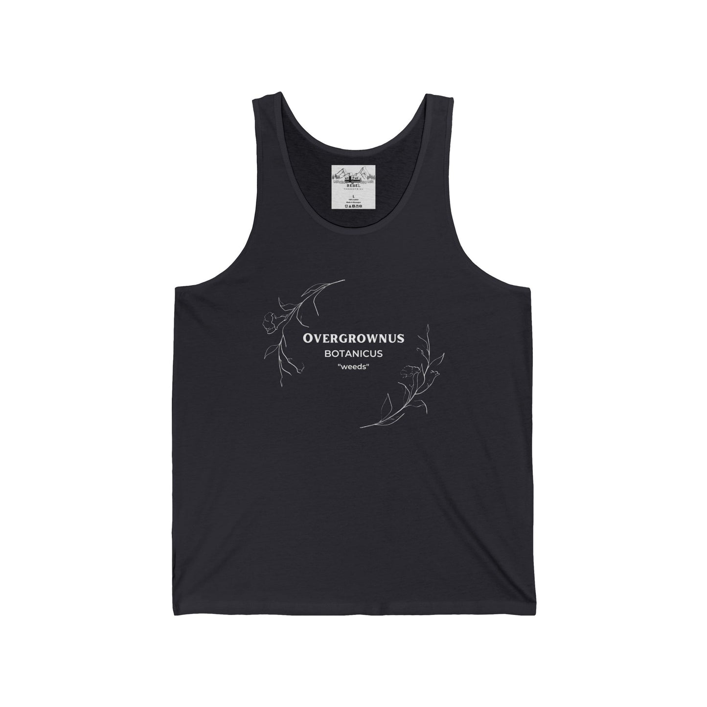 Overgrownus; Botanicus: Weeds β Unisex Tank Top