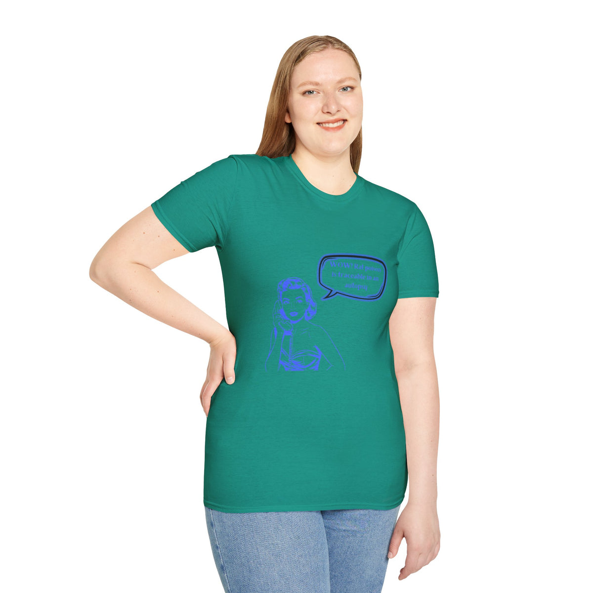 WOW!  Rat poison is traceable in an Autopsy – Vintage Dark Humor T-Shirt