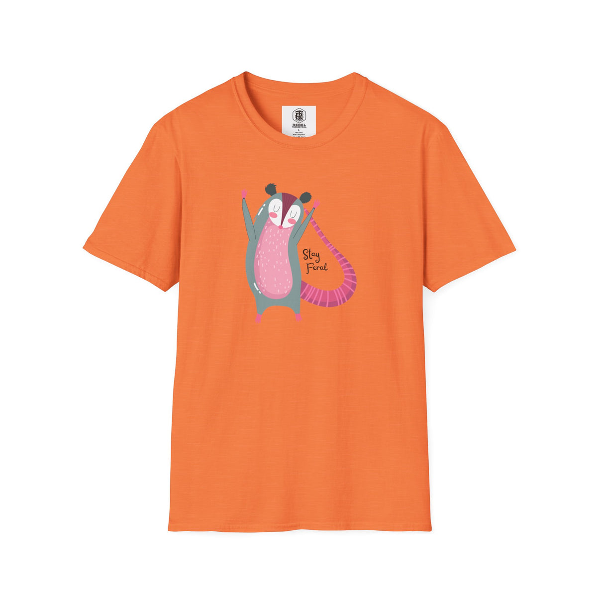 Stay Feral – Happy Possum T-Shirt