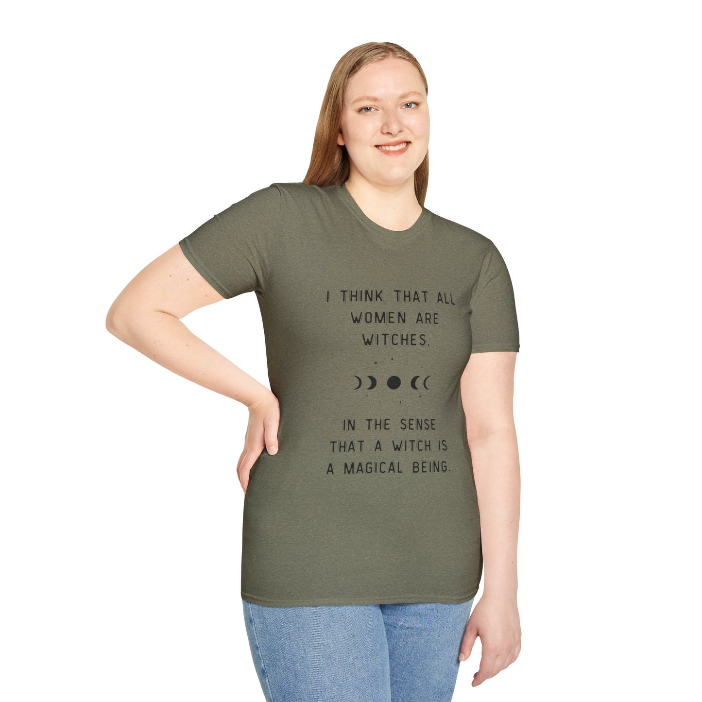 I Believe All Women Are Witches T-Shirt - Phases of the Moon