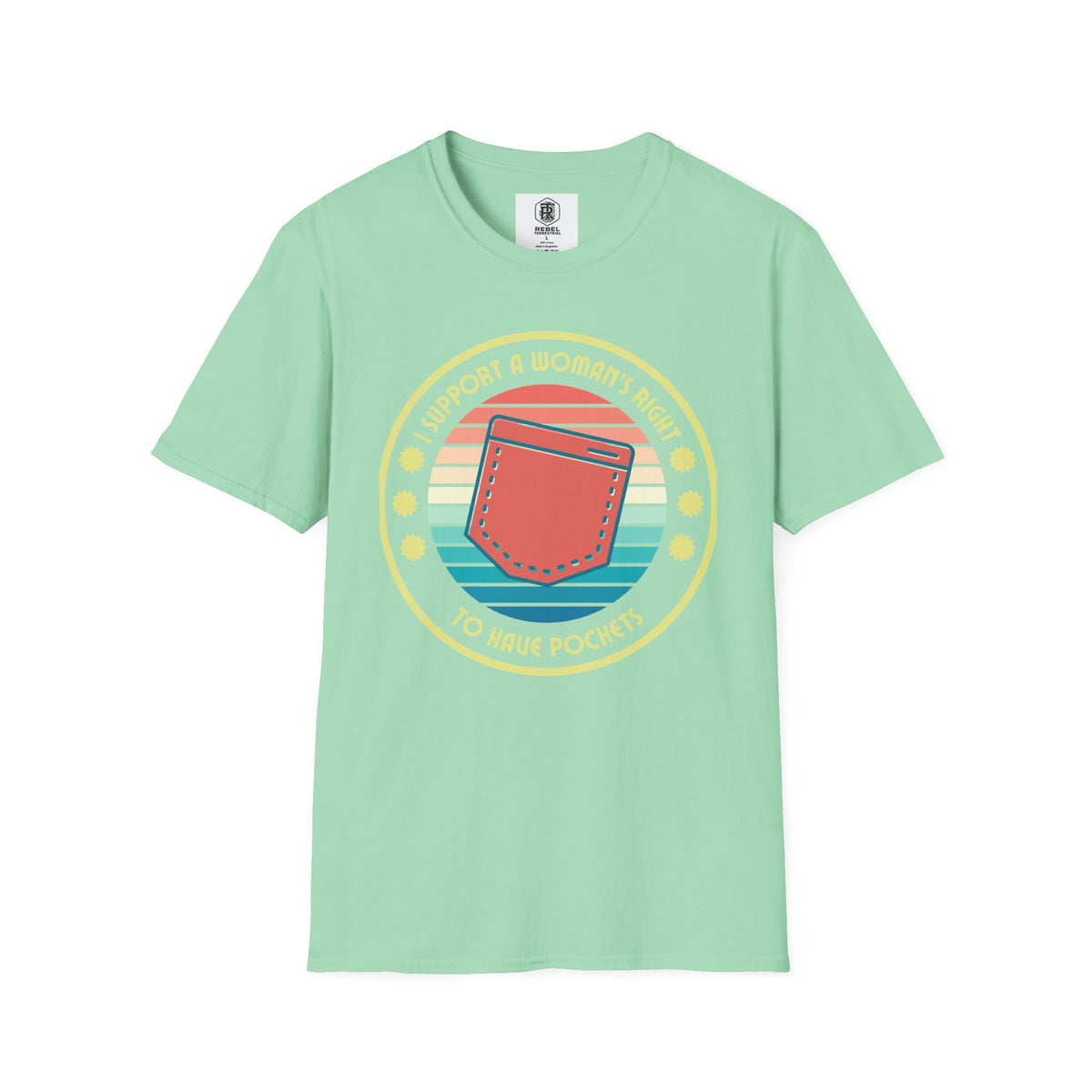 I Support a Woman’s Right to Have Pockets – Retro T-Shirt