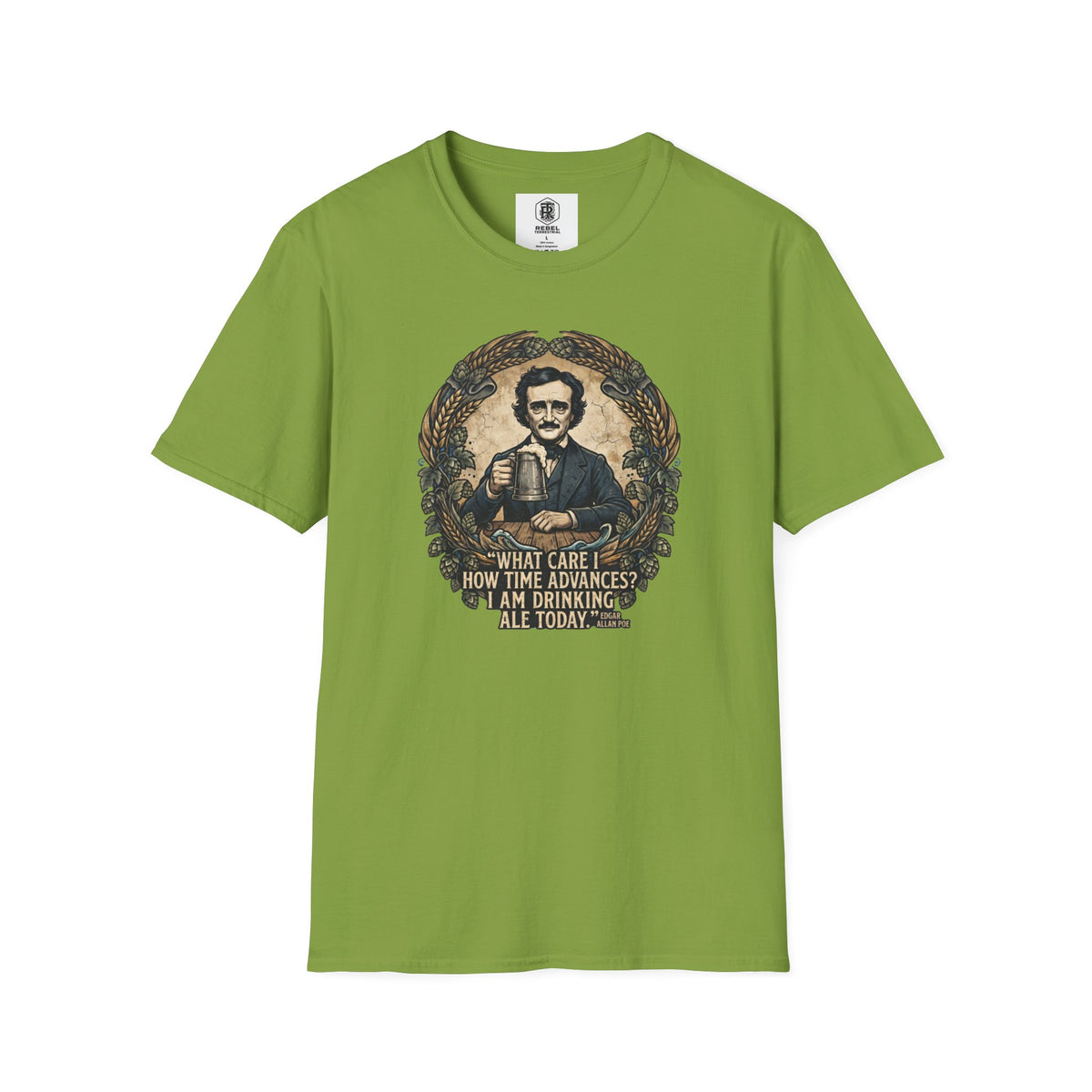 I Am Drinking Ale Today Edgar Allan Poe T-Shirt