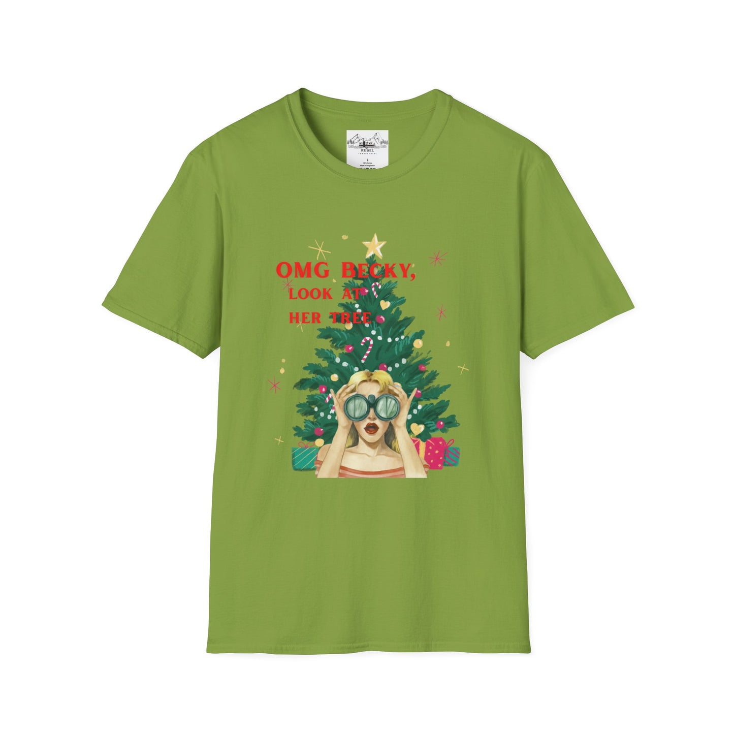 OMG Becky, Look at Her Tree - Vintage Holiday Rap Tee