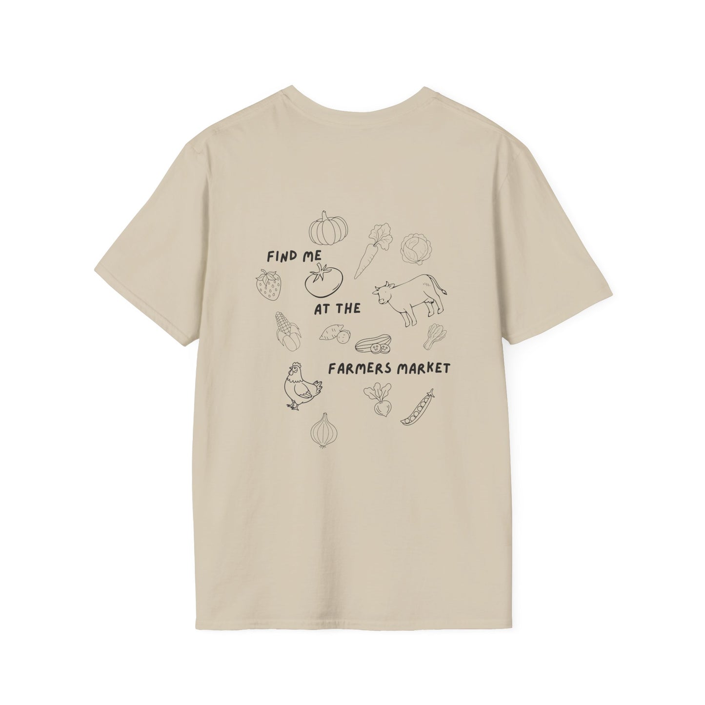 NC Farmers of the Foothills "Find Me at the Farmers Market" Graphic T-Shirt