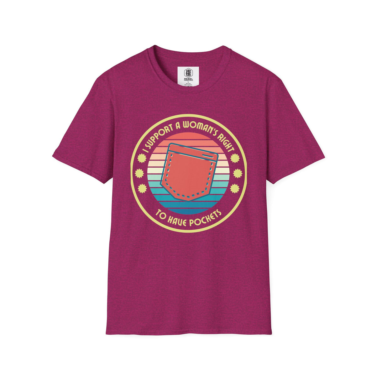 I Support a Woman’s Right to Have Pockets – Retro T-Shirt