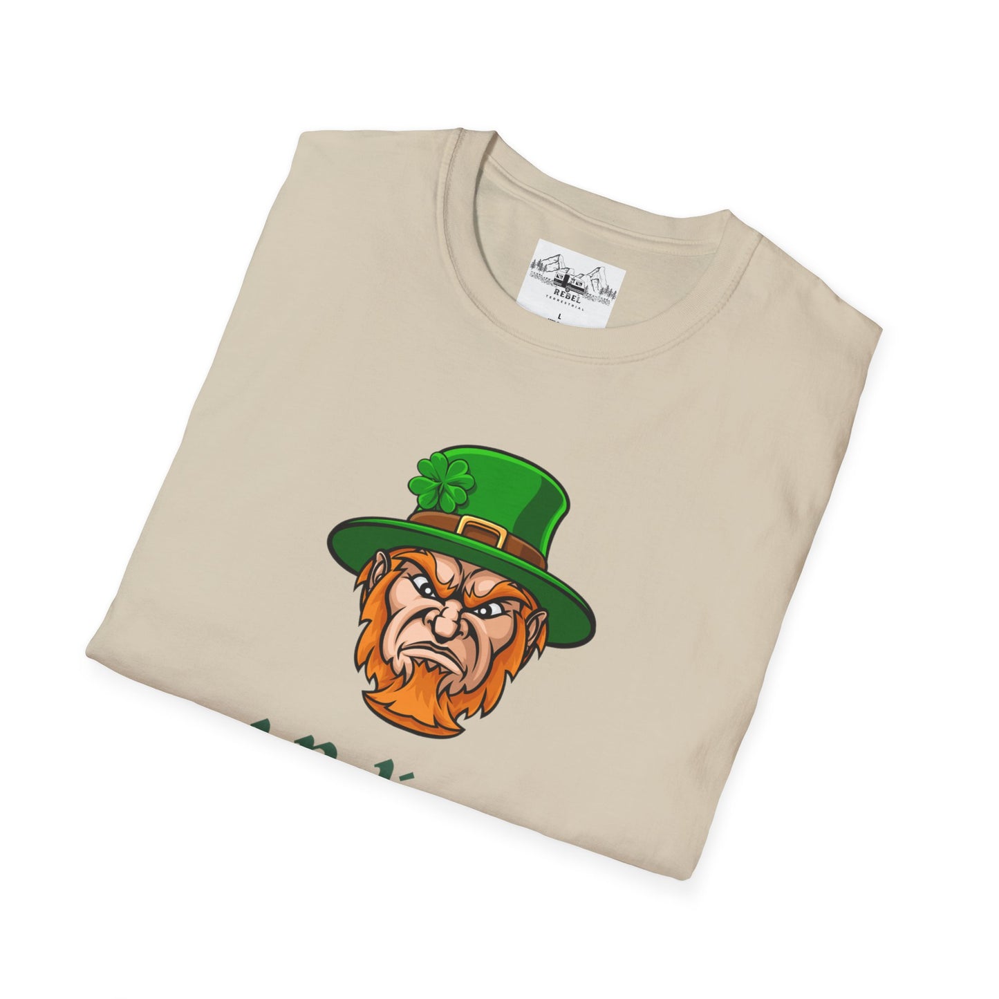 "I Believe" Angry Leprechaun Graphic Tee – Playful Celtic Spirit