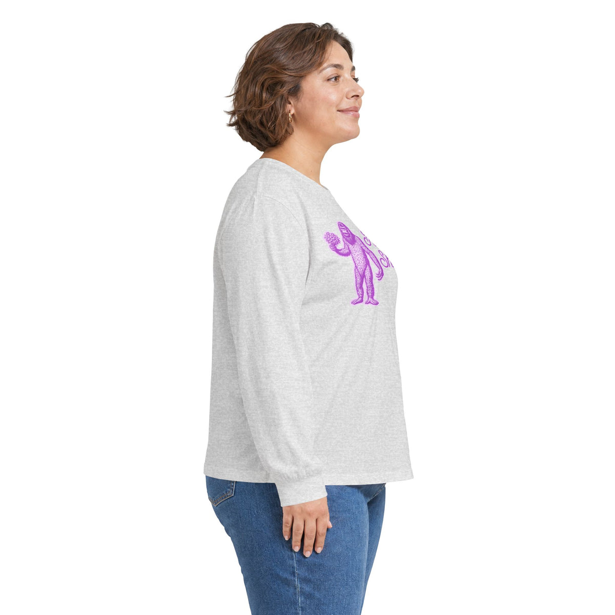 Hey Shuga Bigfoot Unisex Long Sleeve Tee