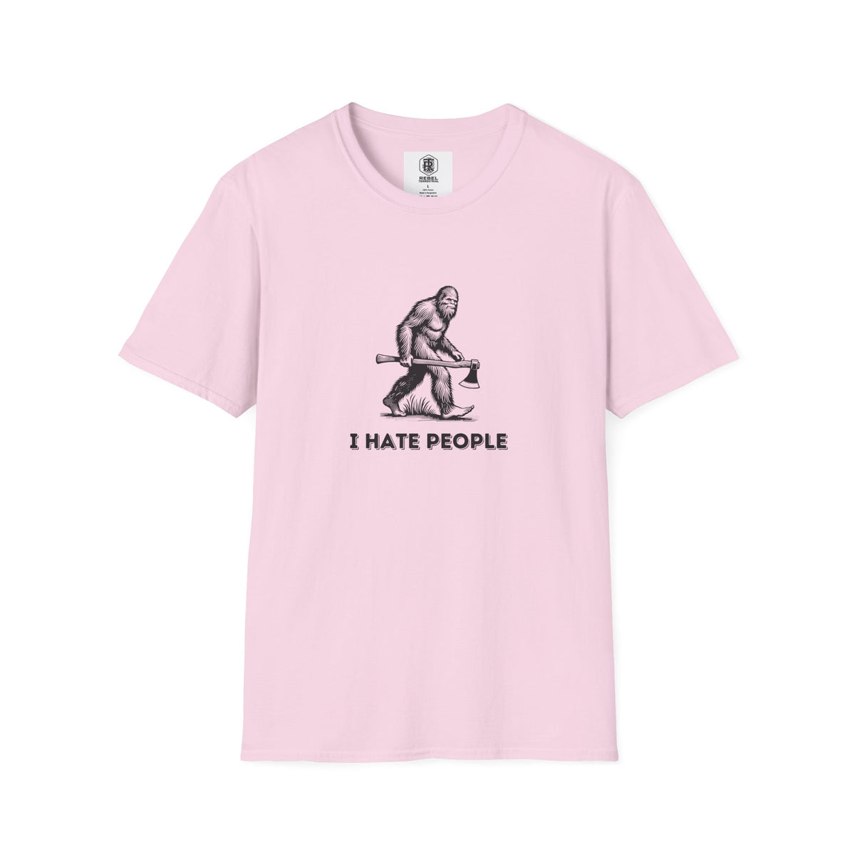 I Hate People – Bigfoot Unisex Softstyle T-Shirt