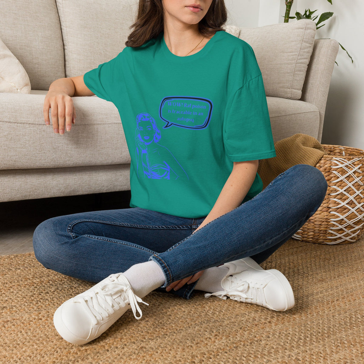 WOW!  Rat poison is traceable in an Autopsy – Vintage Dark Humor T-Shirt