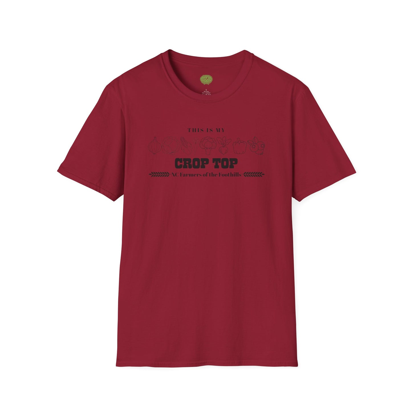 NC Farmers of the Foothills "This Is My Crop Top" Graphic T-Shirt