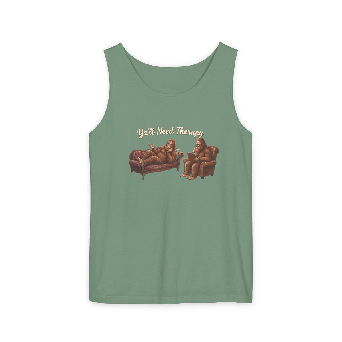 Y’all Need Therapy Bigfoot Tank Top