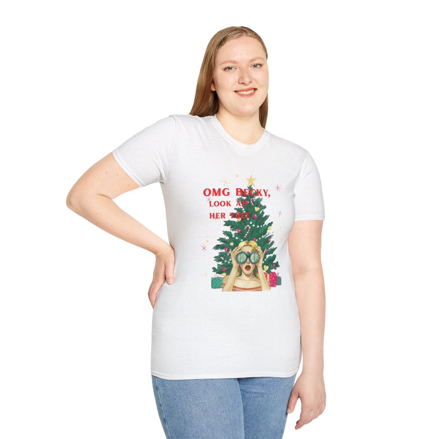 OMG Becky, Look at Her Tree - Vintage Holiday Rap Tee