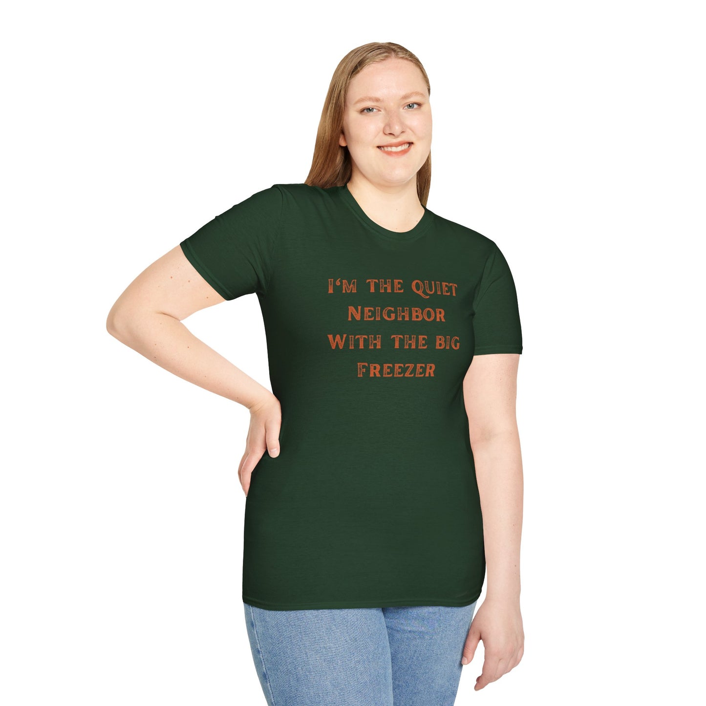 The Quiet Neighbor T-Shirt - Unisex Softstyle Tee
