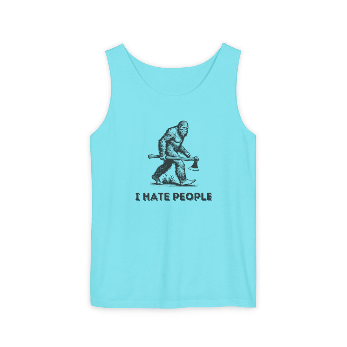 I Hate People – Bigfoot Unisex Jersey Tank