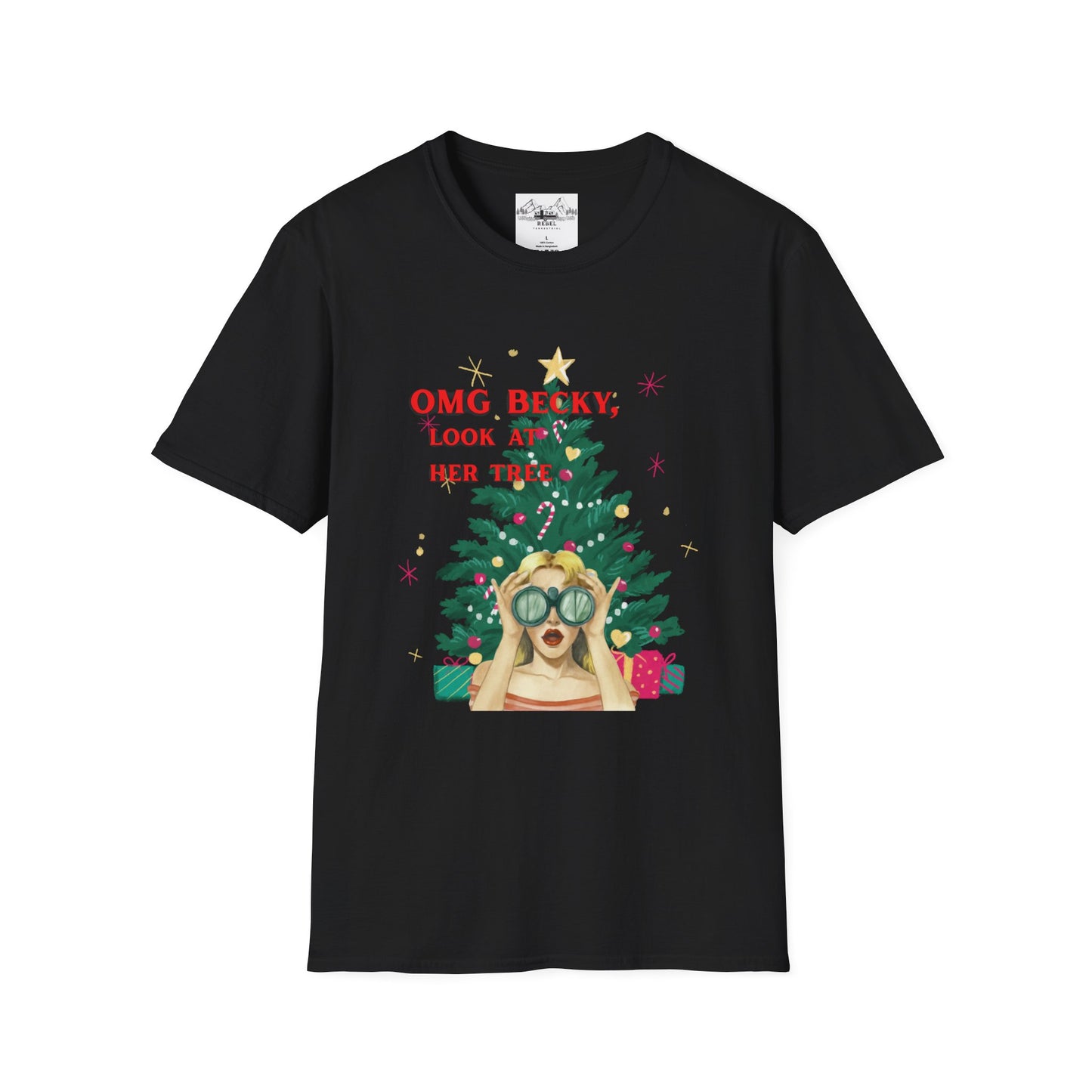 OMG Becky, Look at Her Tree - Vintage Holiday Rap Tee