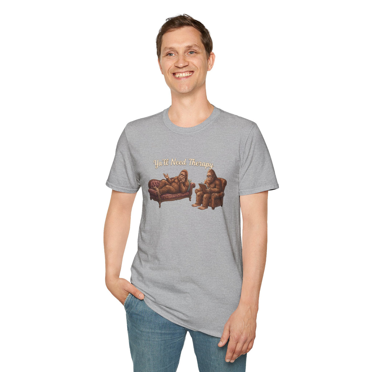 Y’all Need Therapy Bigfoot T-Shirt