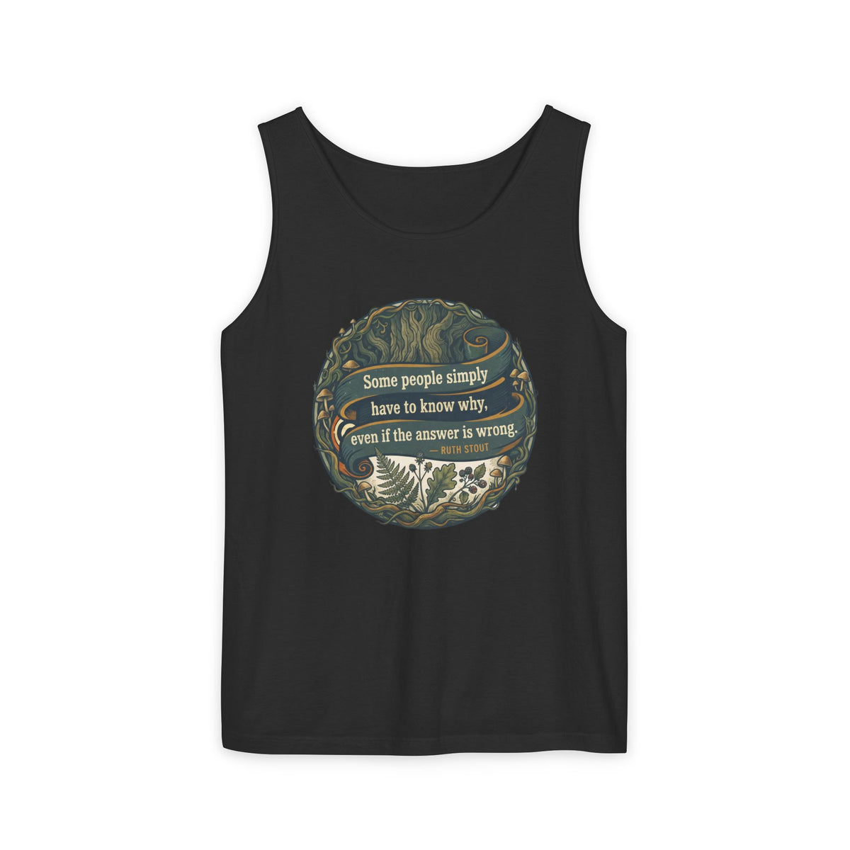 Ruth Stout Quote – Unisex Jersey Tank