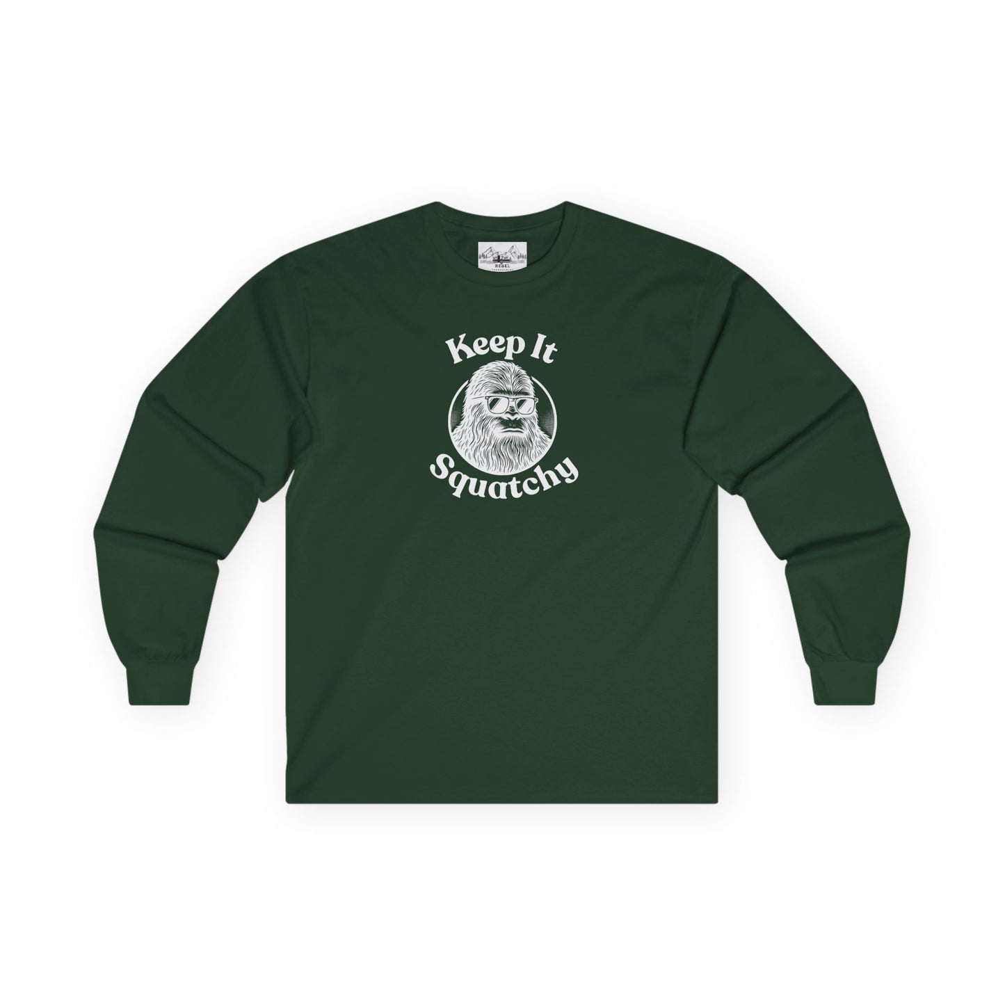 Keep It Squatchy | Bigfoot Long Sleeve Unisex Ultra Cotton Tee
