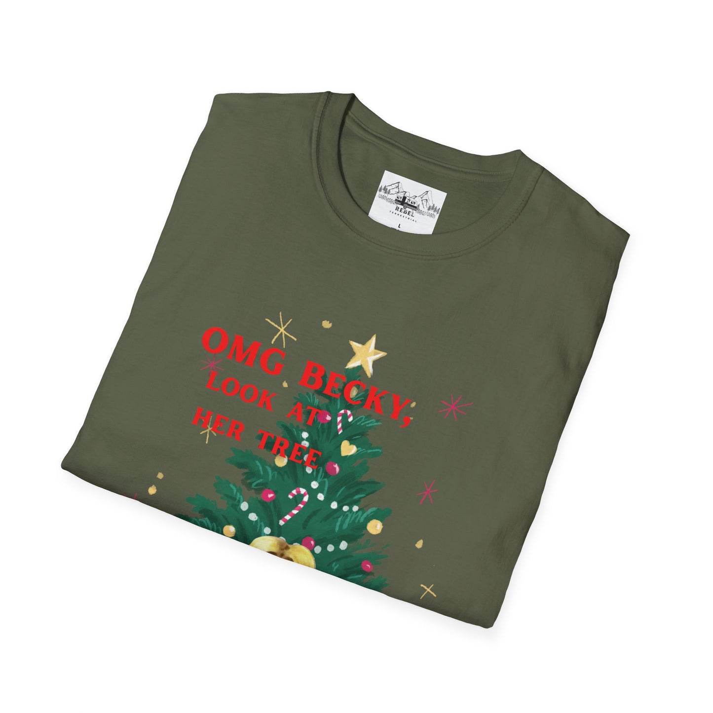 OMG Becky, Look at Her Tree - Vintage Holiday Rap Tee