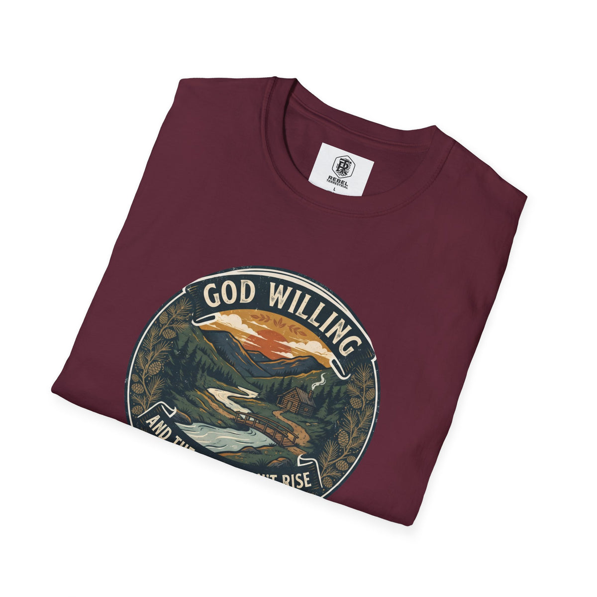 Creek Don't Rise Appalachian Motto T-Shirt