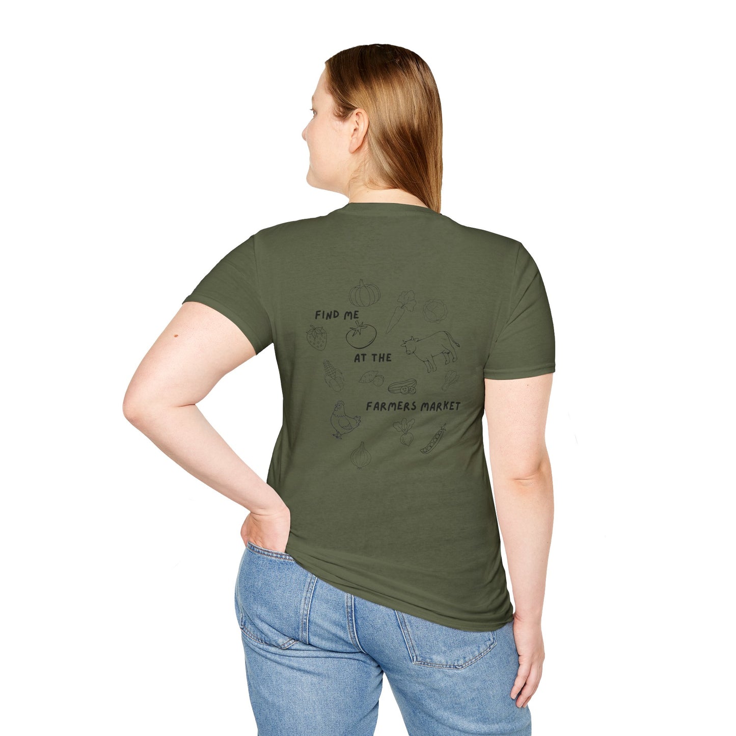 NC Farmers of the Foothills "Find Me at the Farmers Market" Graphic T-Shirt