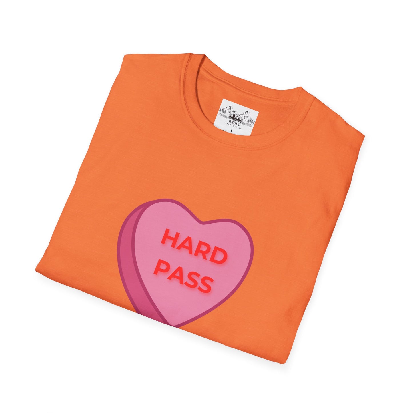 Hard Pass Candy Heart Crew Neck Tee