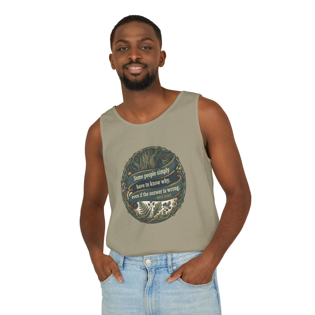 Ruth Stout Quote – Unisex Jersey Tank