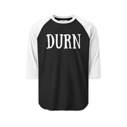DURN Southern Slang Three-Quarter Sleeve Raglan Shirt