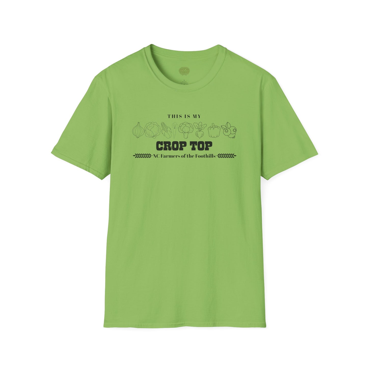 NC Farmers of the Foothills "This Is My Crop Top" Graphic T-Shirt