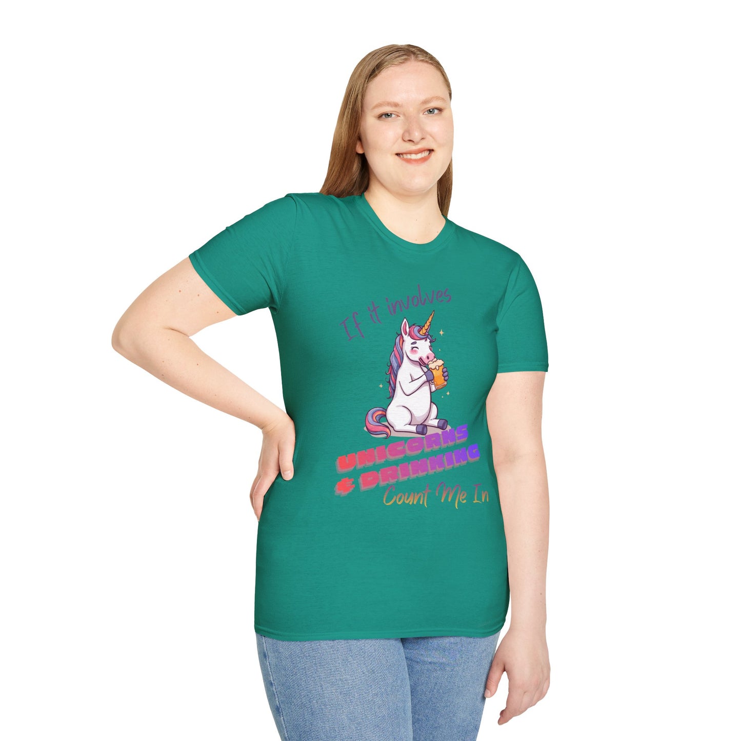 Unicorns & Drinking Graphic Tee