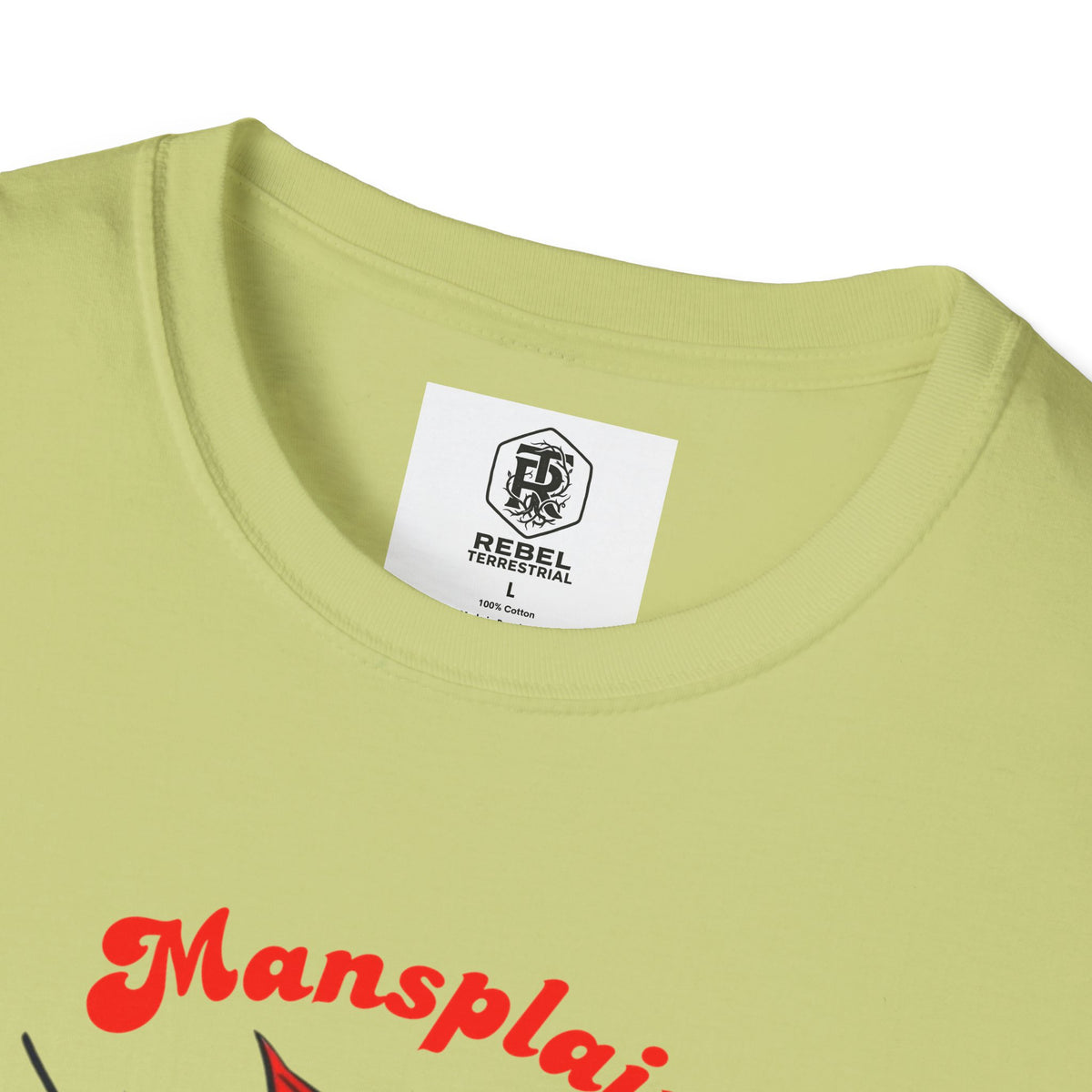 Mansplain Elsewhere - Vintage Feminist T-Shirt