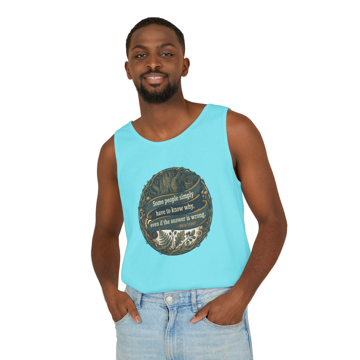 Ruth Stout Quote – Unisex Jersey Tank
