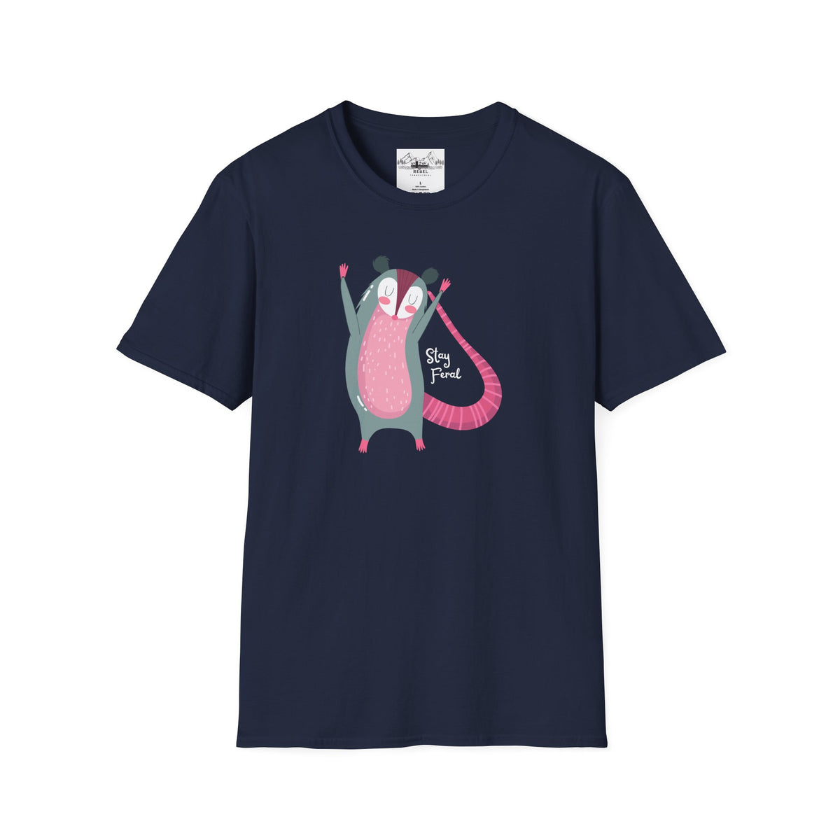 Stay Feral – Happy Possum T-Shirt