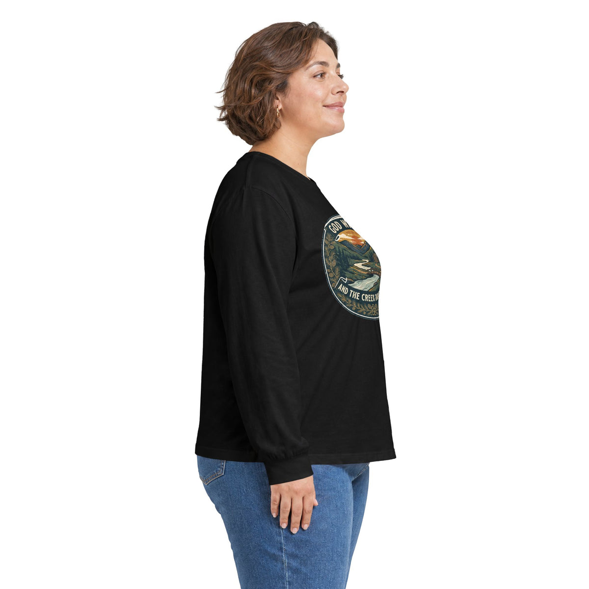 Creek Don't Rise Appalachian Motto Long Sleeve Tee