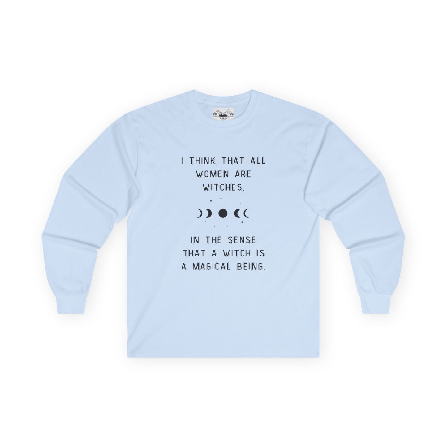 Empowered Witch Long-Sleeve Tee - Phases of the Moon