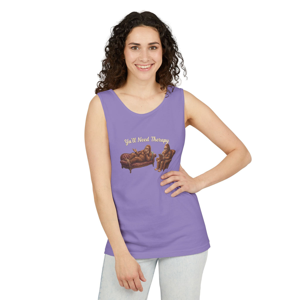 Y’all Need Therapy Bigfoot Tank Top