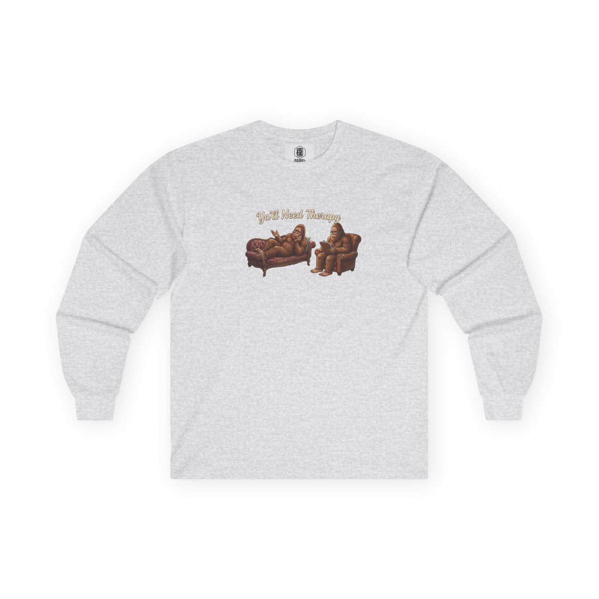Y’all Need Therapy Bigfoot Long Sleeve Tee