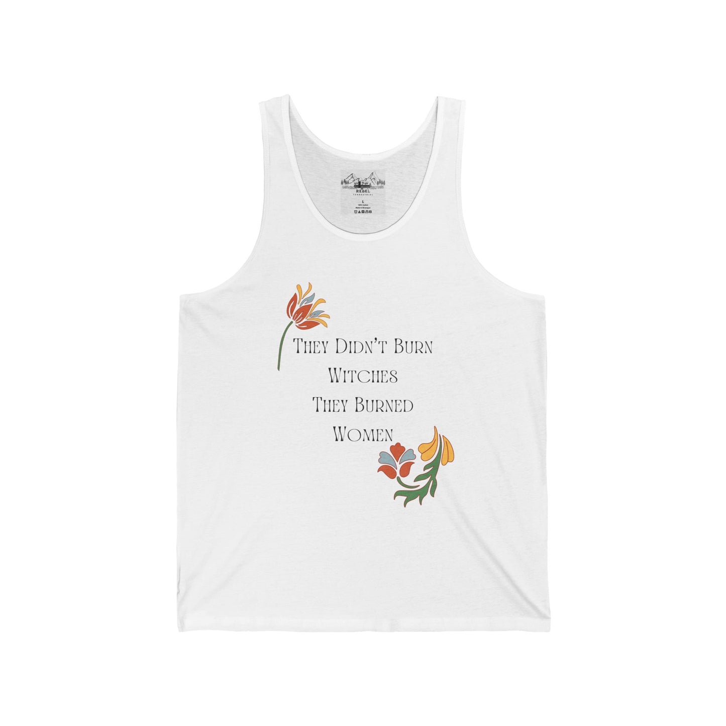 They Didn't Burn Witches – Unisex Jersey Tank