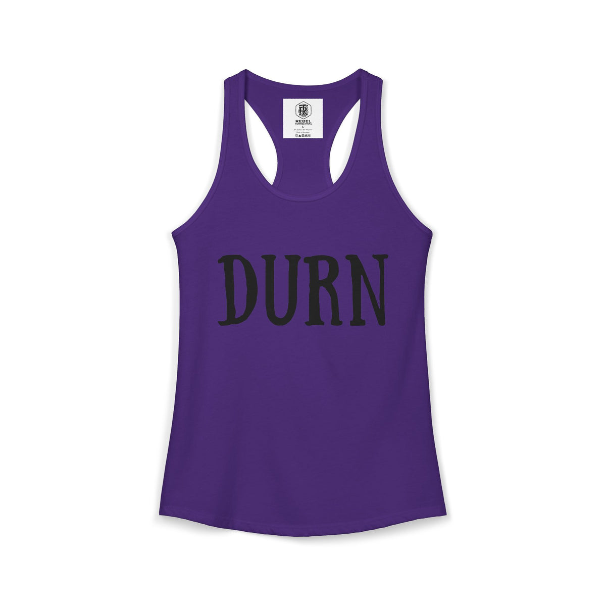 DURN Women's Southern Slang Racerback Tank